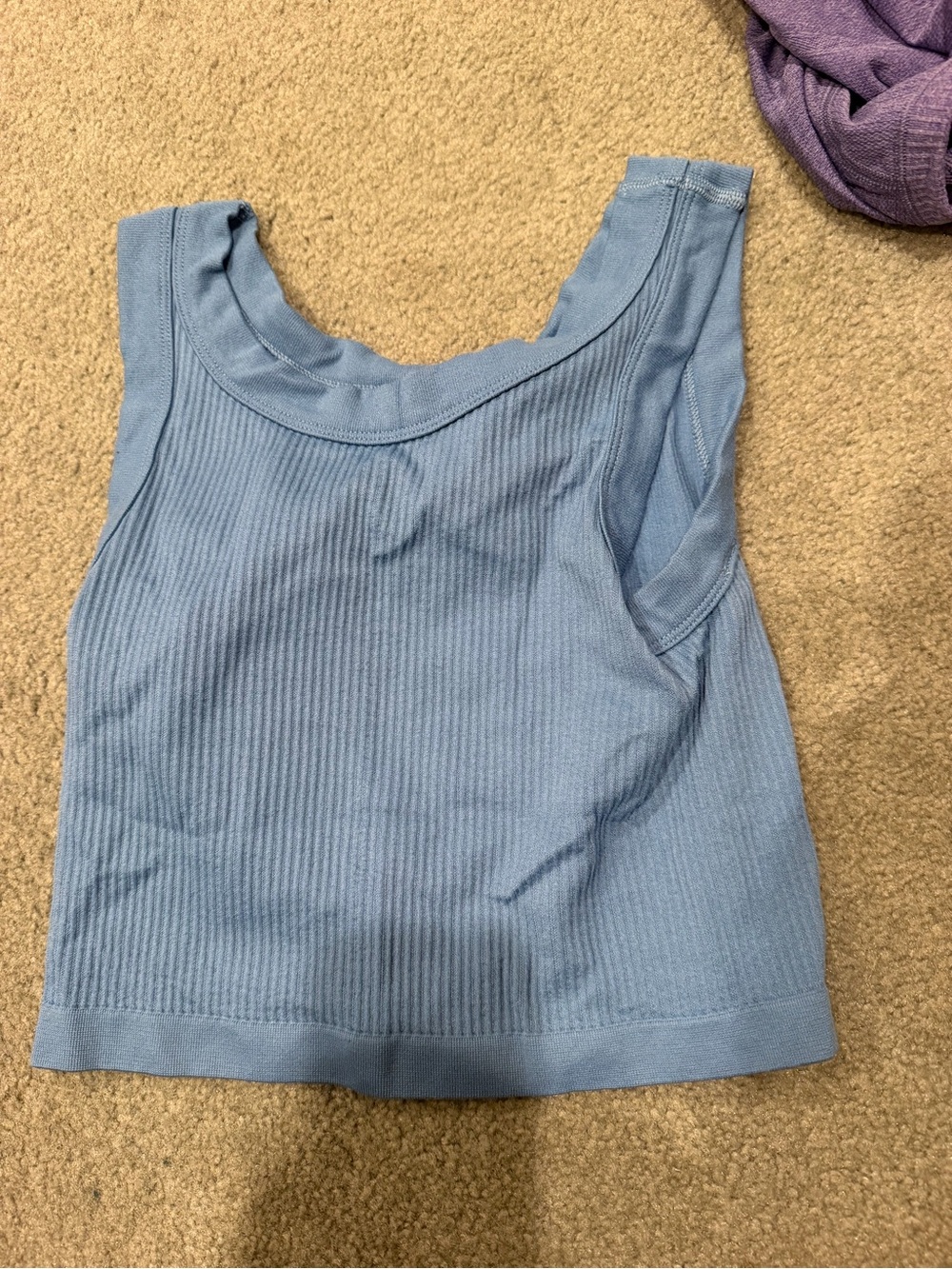 Urban Outfitters Women’s Ribbed Tank Top - Light Blue